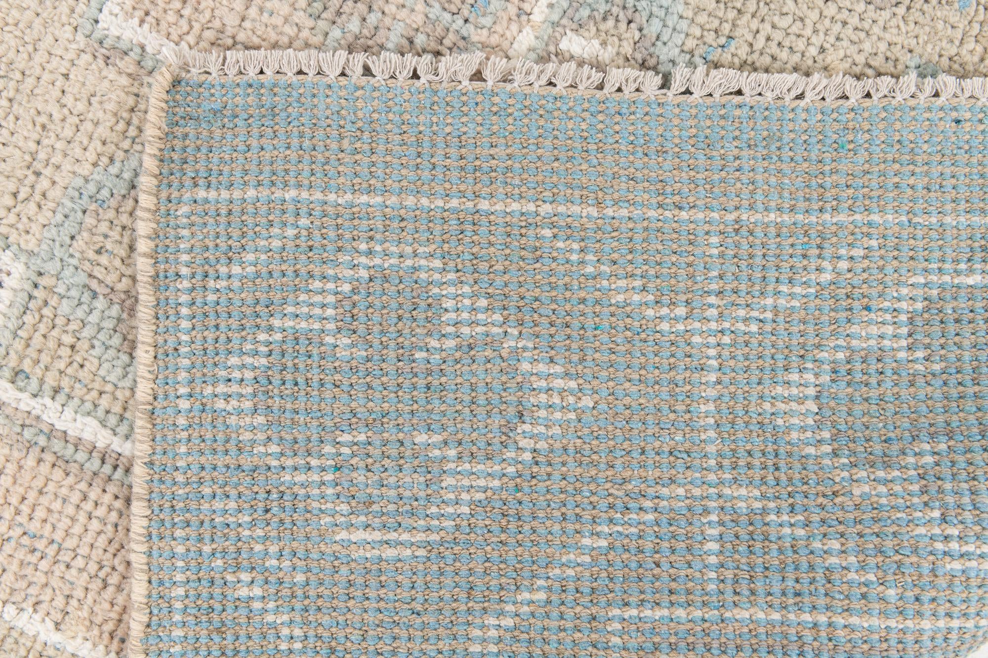 6' x 8' 9 Hand Knotted Moroccan Wool Rug