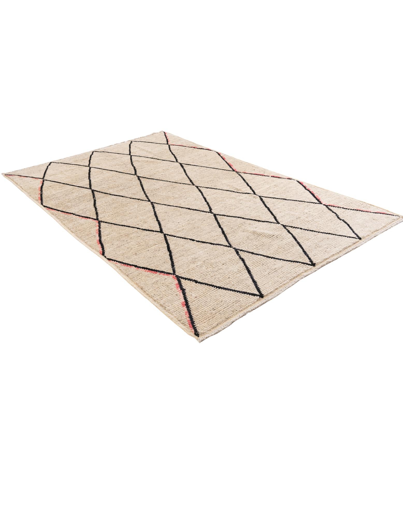 5' 3 x 8' 3 Hand Knotted Moroccan Wool Rug