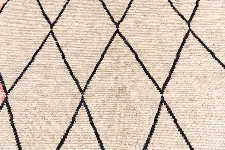 5' 3 x 8' 3 Hand Knotted Moroccan Wool Rug