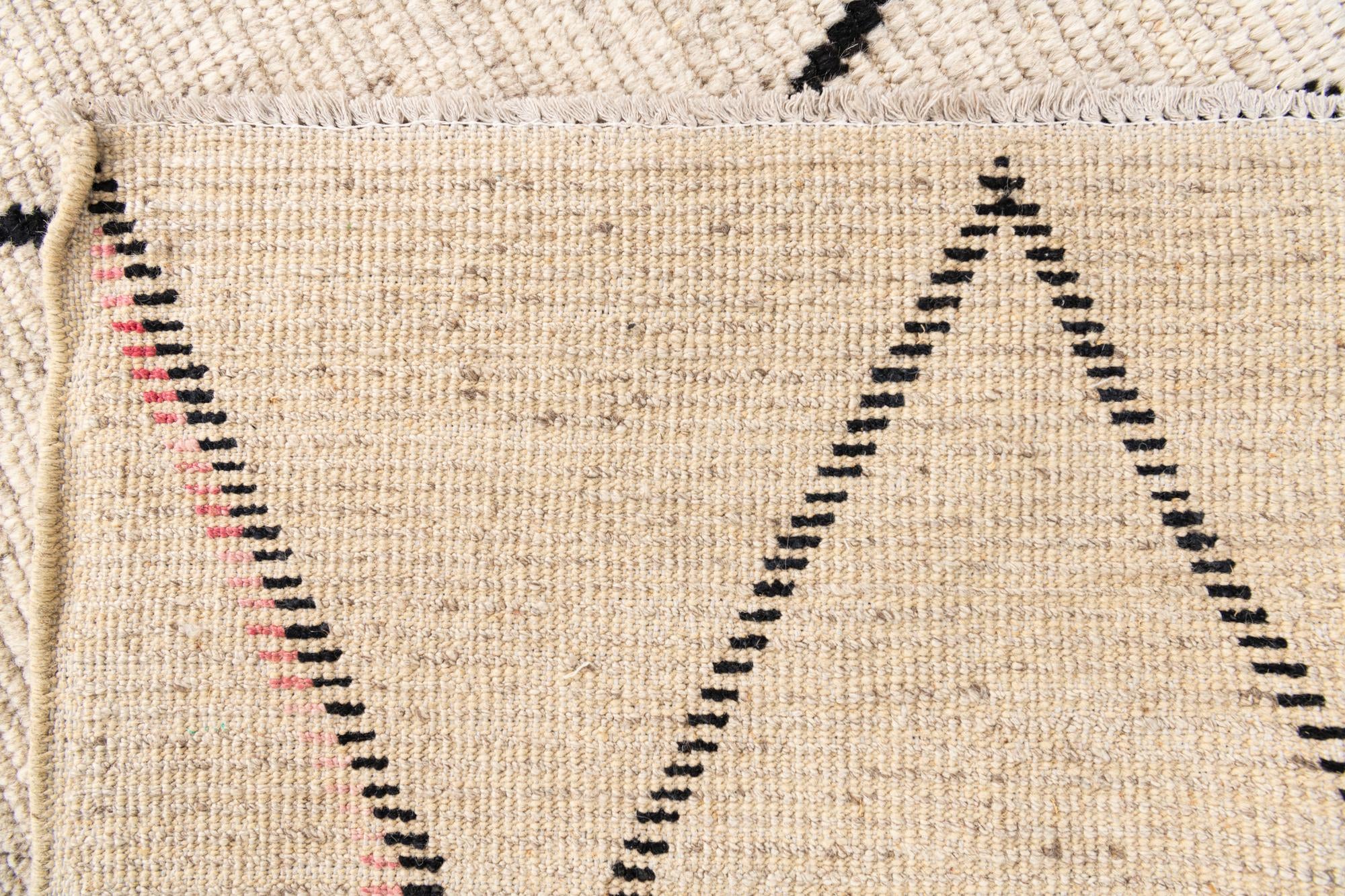 5' 3 x 8' 3 Hand Knotted Moroccan Wool Rug