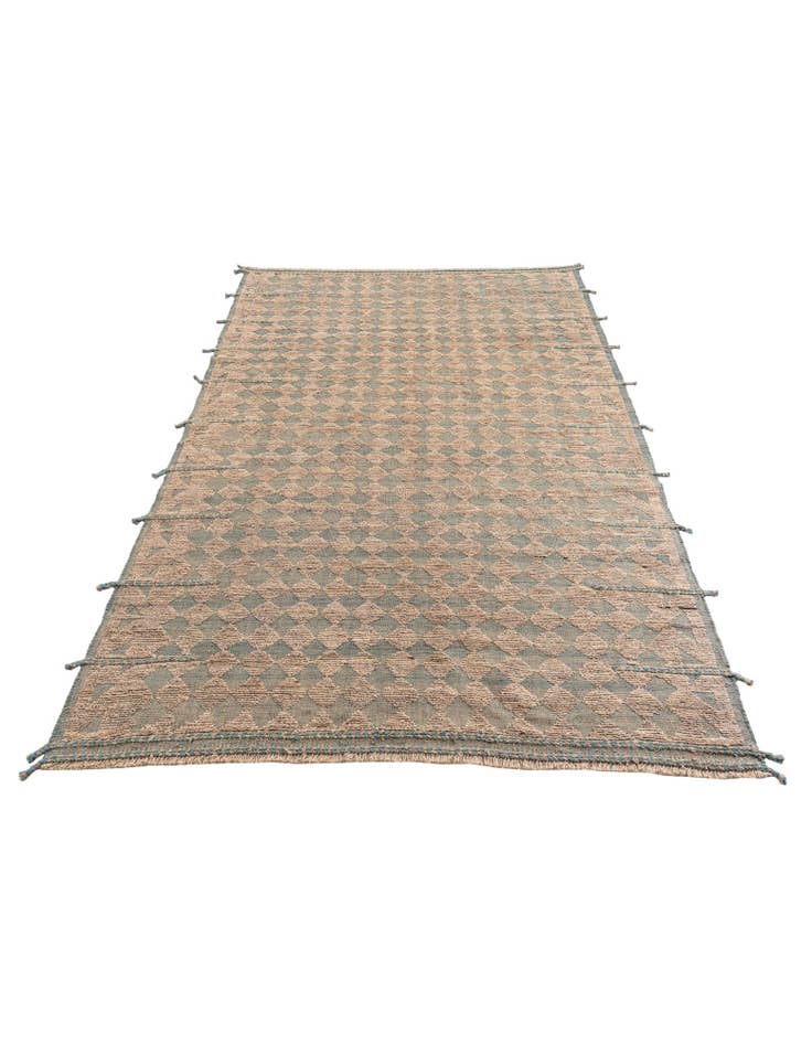 Detail image of 6' 9 x 10' Hand Knotted Moroccan Wool Rug