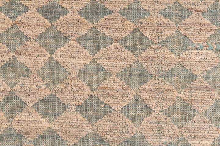 6' 9 x 10' Hand Knotted Moroccan Wool Rug