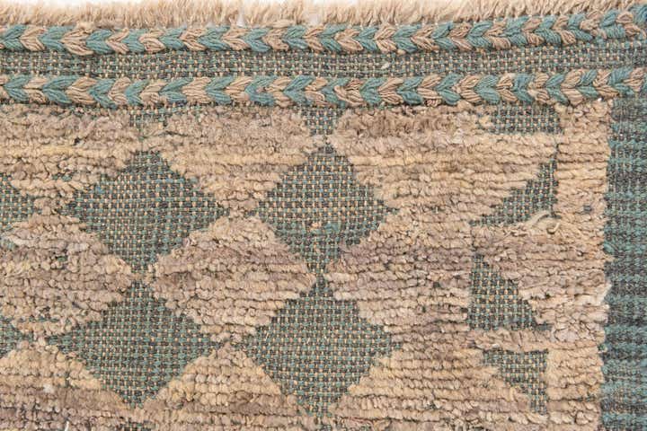 6' 9 x 10' Hand Knotted Moroccan Wool Rug
