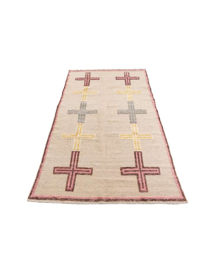 5' 10 x 9' 7 Hand Knotted Moroccan Wool Rug