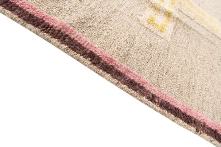 5' 10 x 9' 7 Hand Knotted Moroccan Wool Rug