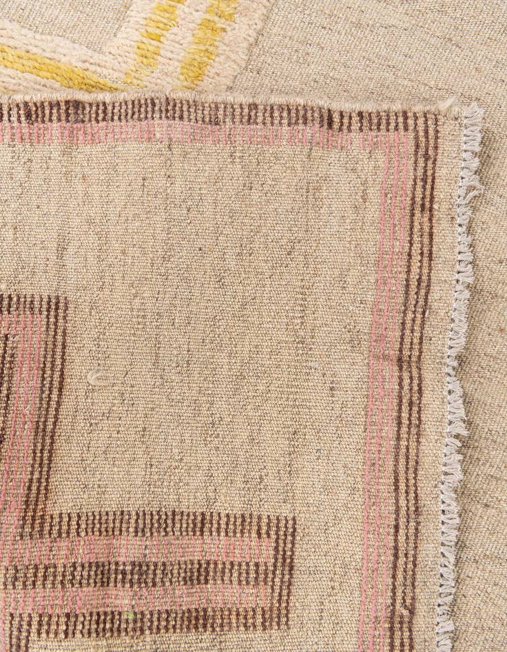 Detail image of 5' 10 x 9' 7  Hand Knotted Moroccan Wool Rug