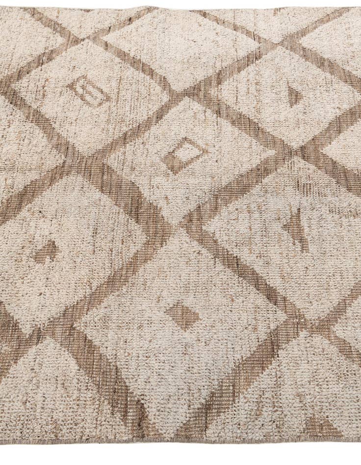 Detail image of 4' 4 x 7' 9  Hand Knotted Moroccan Wool Rug