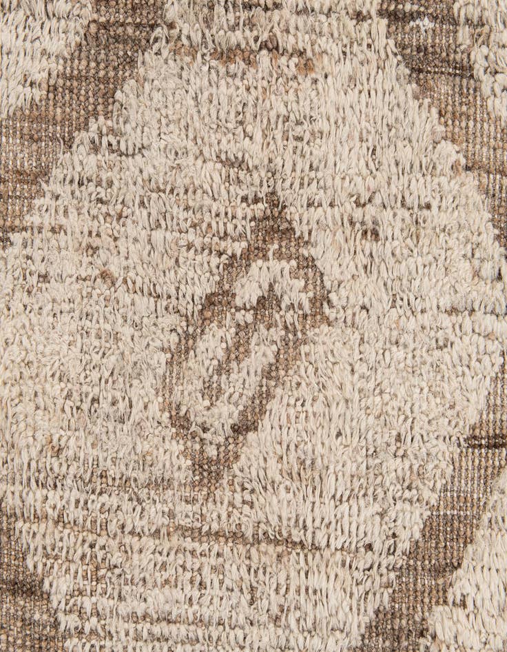 Detail image of 4' 4 x 7' 9  Hand Knotted Moroccan Wool Rug