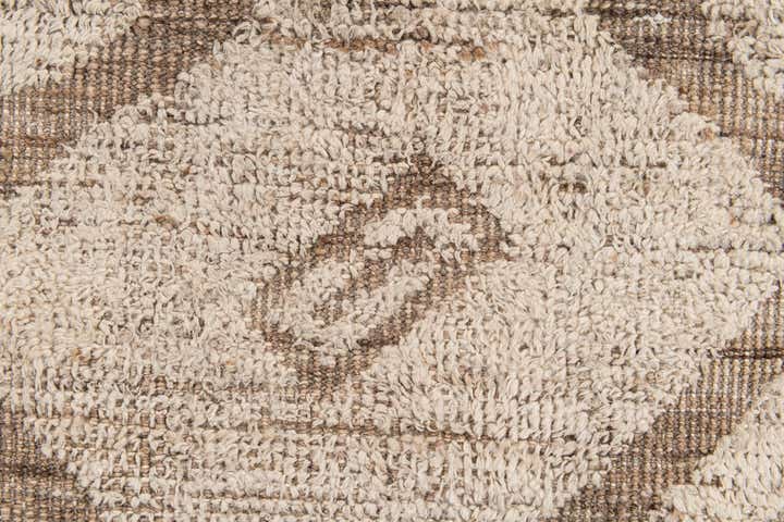 4' 4 x 7' 9 Hand Knotted Moroccan Wool Rug