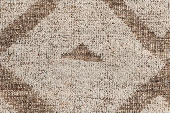 4' 4 x 7' 9 Hand Knotted Moroccan Wool Rug