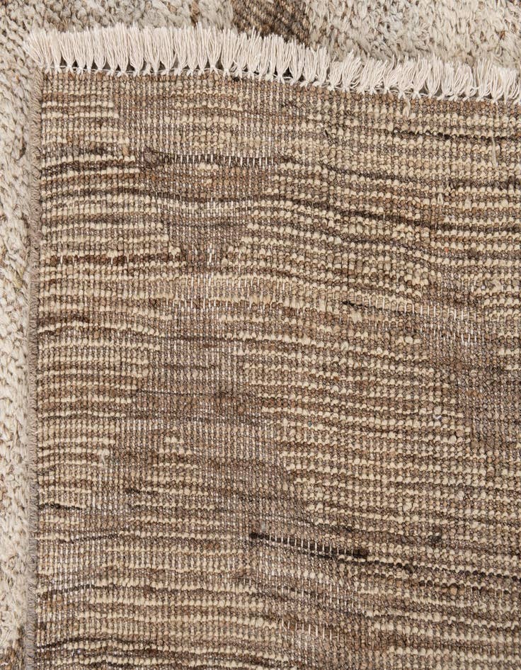 Detail image of 4' 4 x 7' 9  Hand Knotted Moroccan Wool Rug