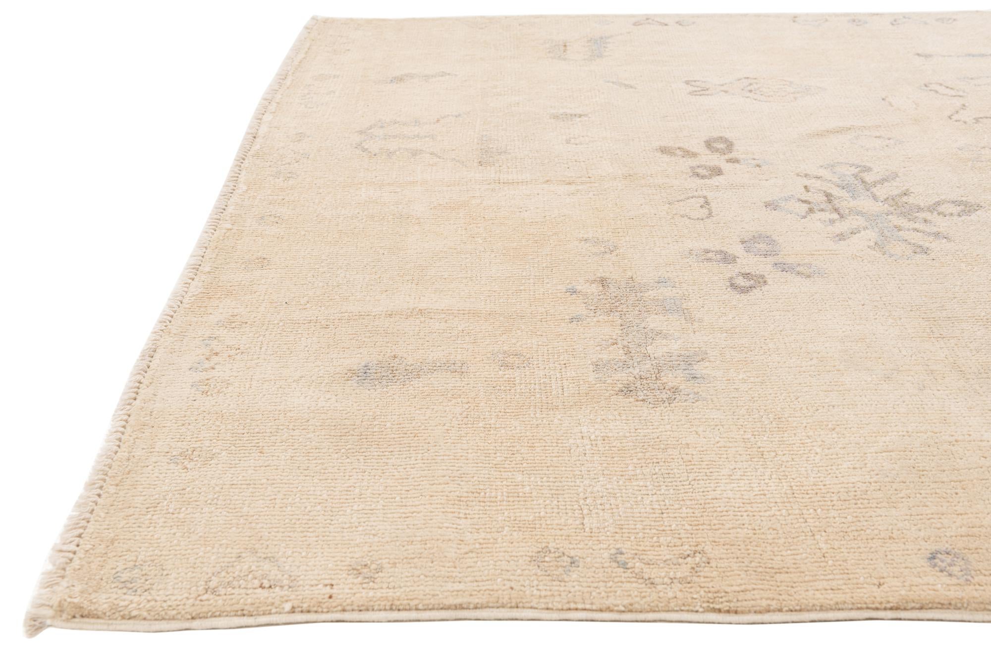 5' 5 x 7' 1 Hand Knotted Moroccan Wool Rug