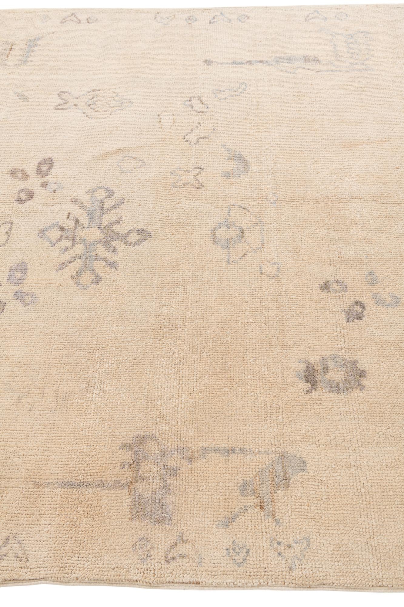 5' 5 x 7' 1 Hand Knotted Moroccan Wool Rug