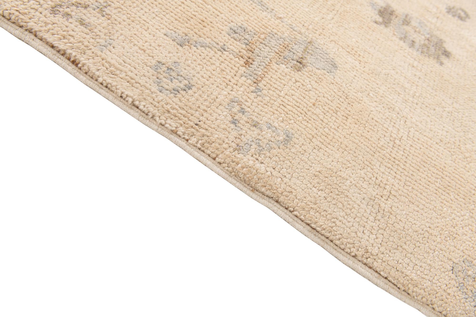 5' 5 x 7' 1 Hand Knotted Moroccan Wool Rug