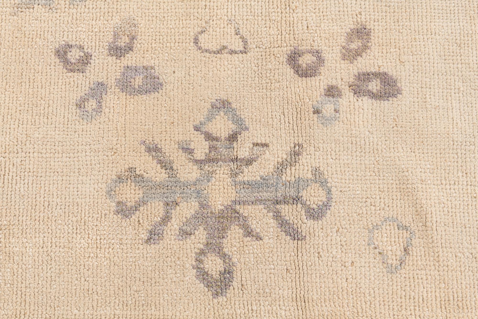 5' 5 x 7' 1 Hand Knotted Moroccan Wool Rug