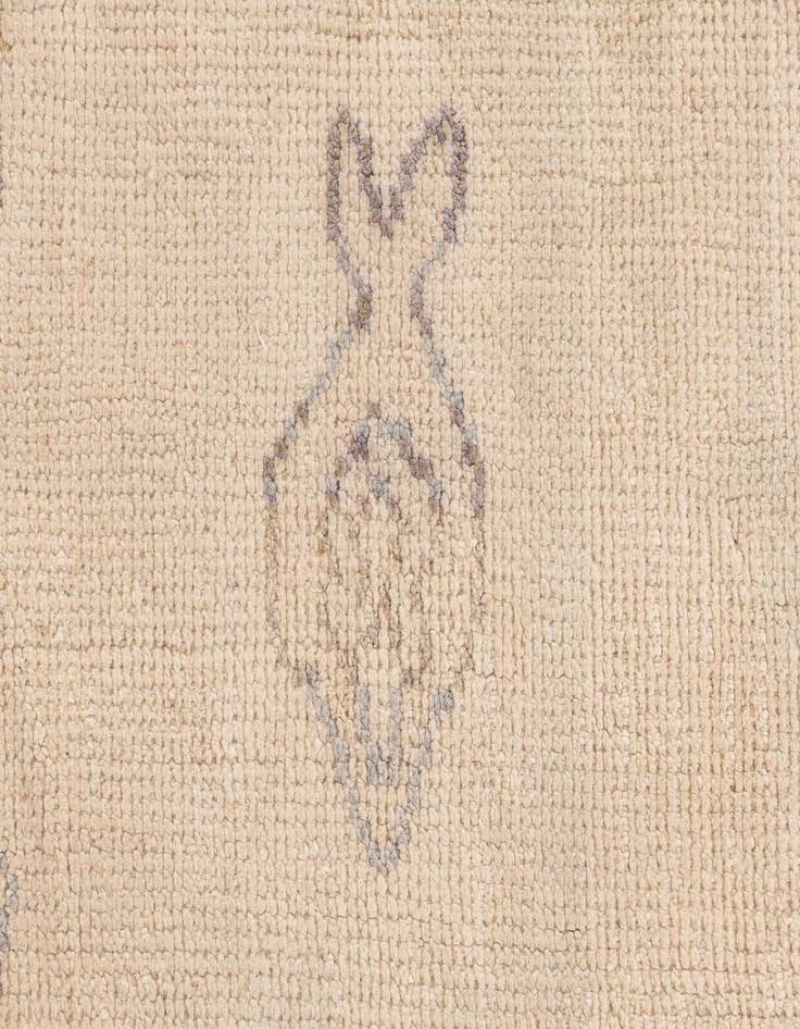 Detail image of 5' 5 x 7' 1  Hand Knotted Moroccan Wool Rug