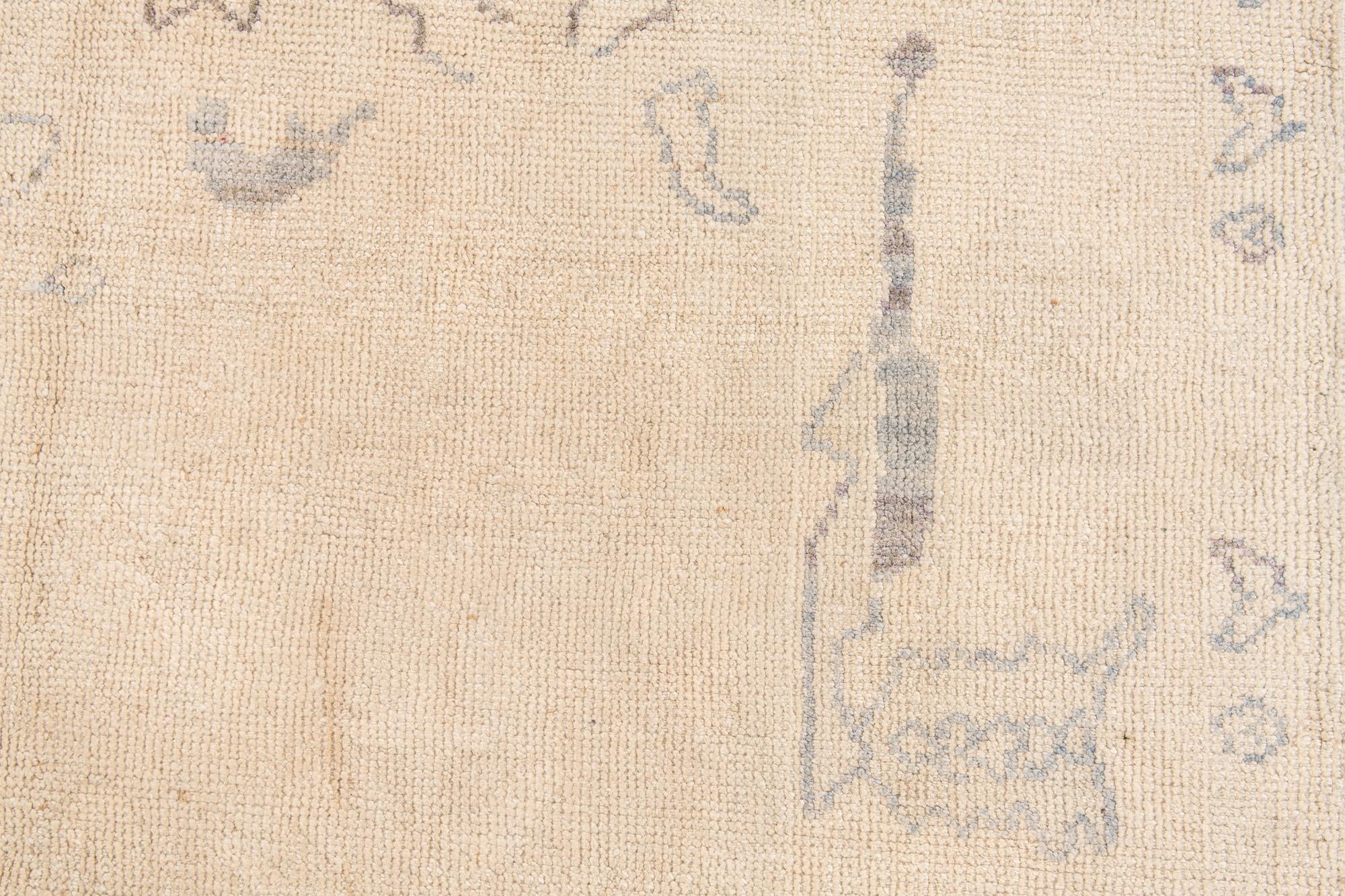 5' 5 x 7' 1 Hand Knotted Moroccan Wool Rug
