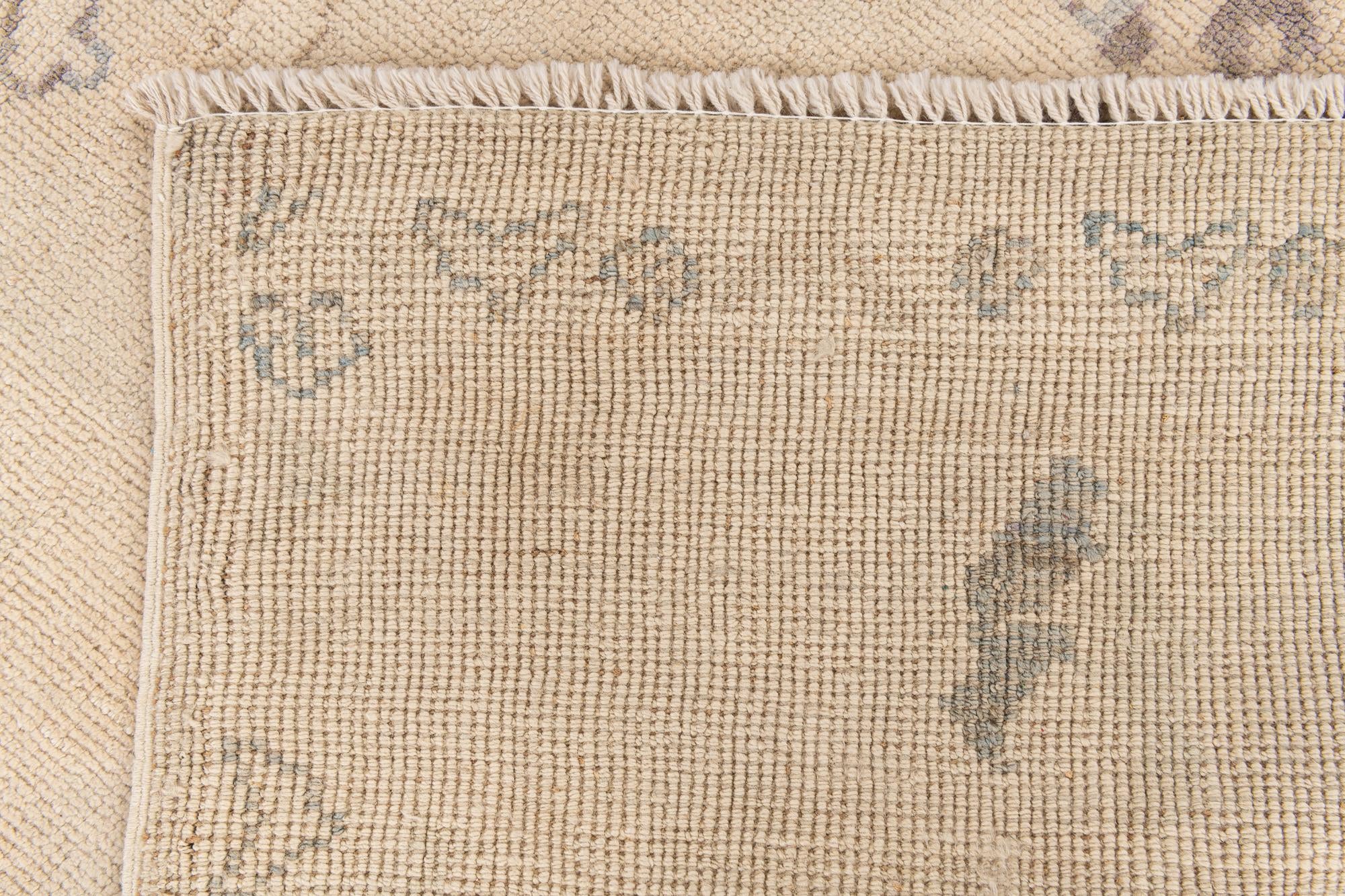 5' 5 x 7' 1 Hand Knotted Moroccan Wool Rug