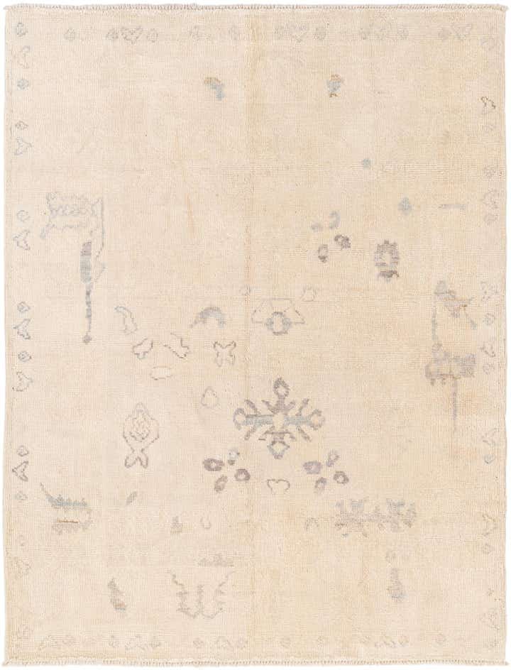 5' 5 x 7' 1 Hand Knotted Moroccan Wool Rug