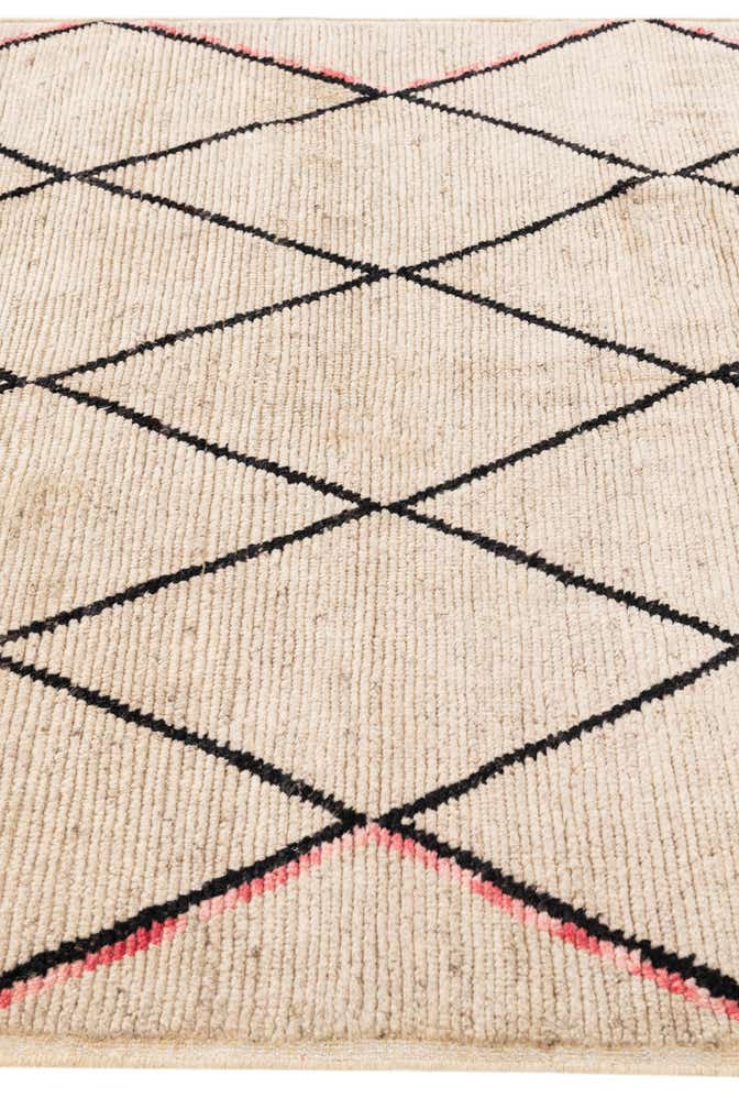 5' 4 x 7' 9 Hand Knotted Moroccan Wool Rug