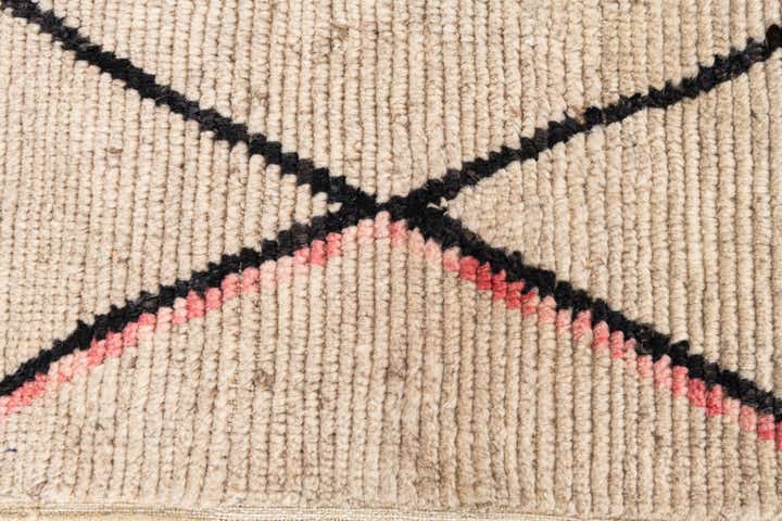 5' 4 x 7' 9 Hand Knotted Moroccan Wool Rug