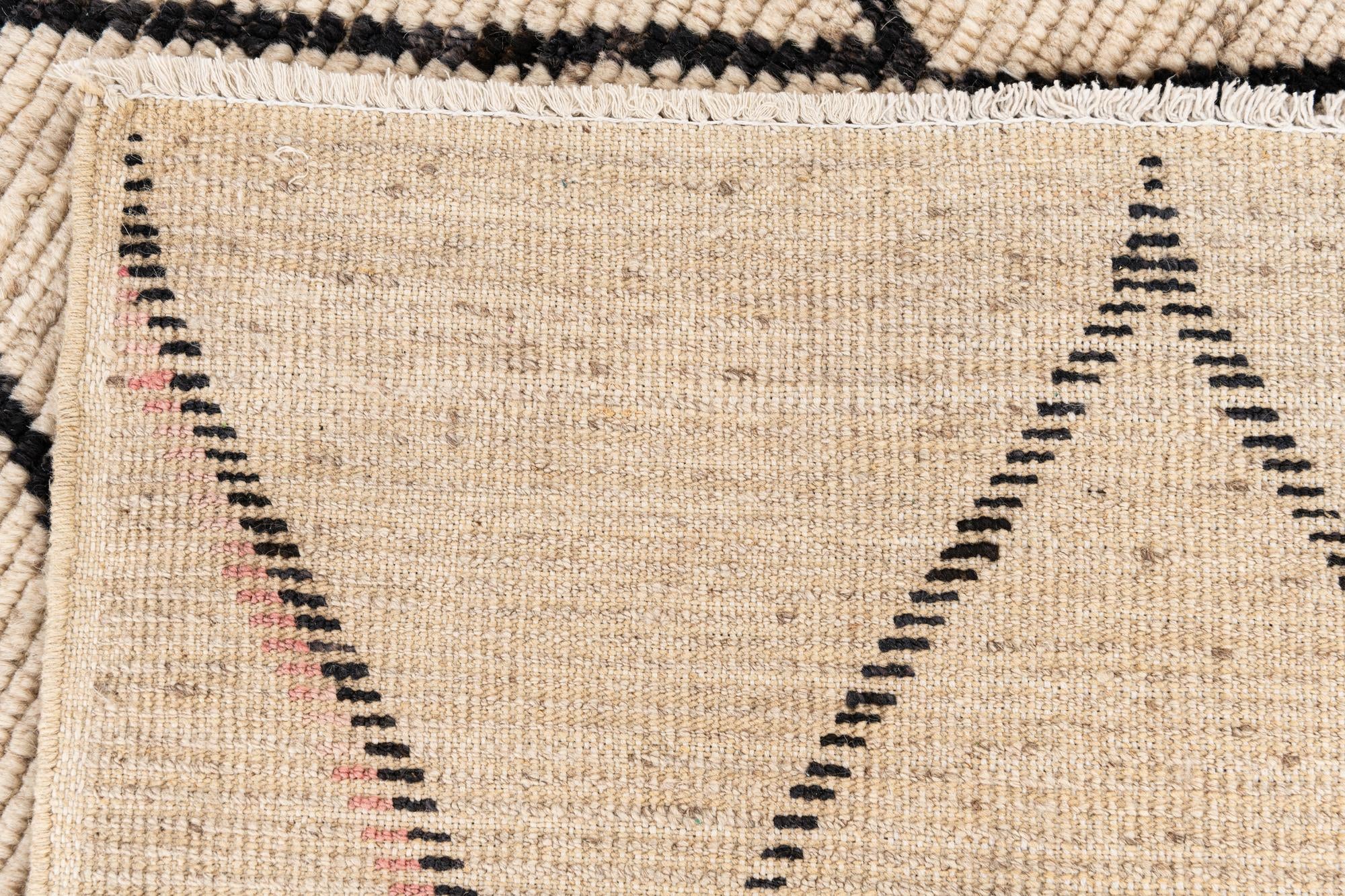 5' 4 x 7' 9 Hand Knotted Moroccan Wool Rug