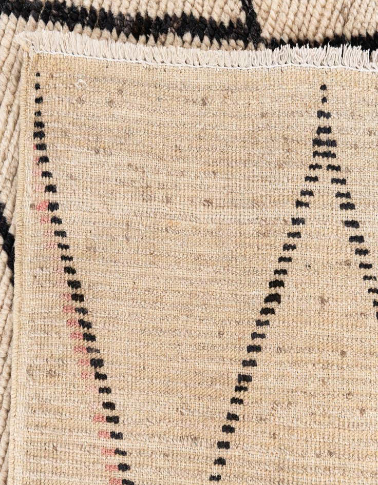 Detail image of 5' 4 x 7' 9  Hand Knotted Moroccan Wool Rug