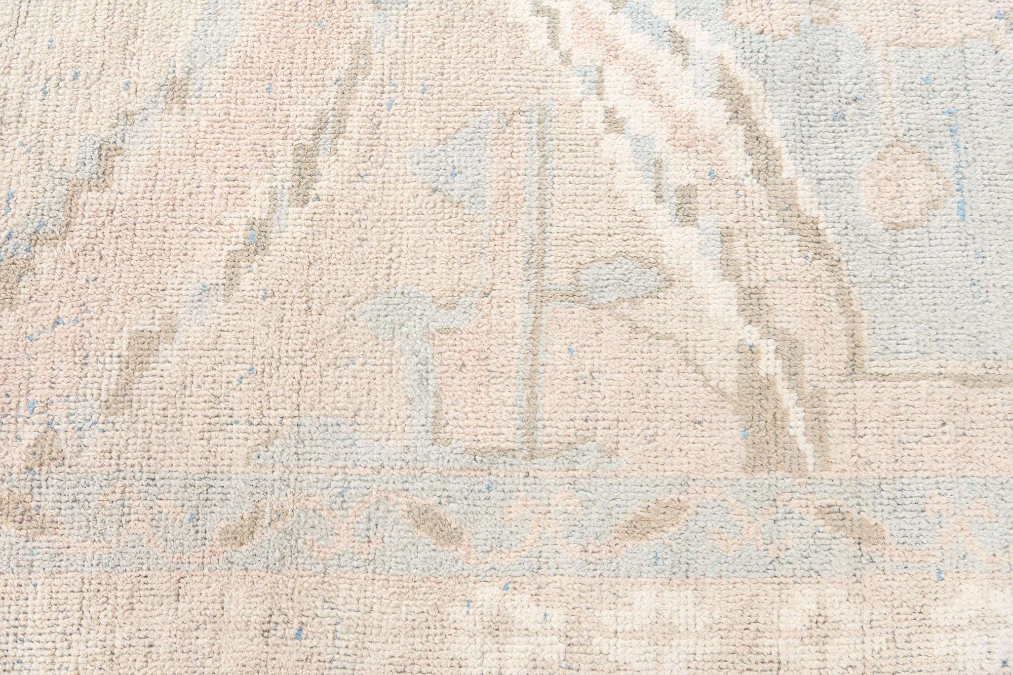 7' 2 x 10' Hand Knotted Moroccan Wool Rug