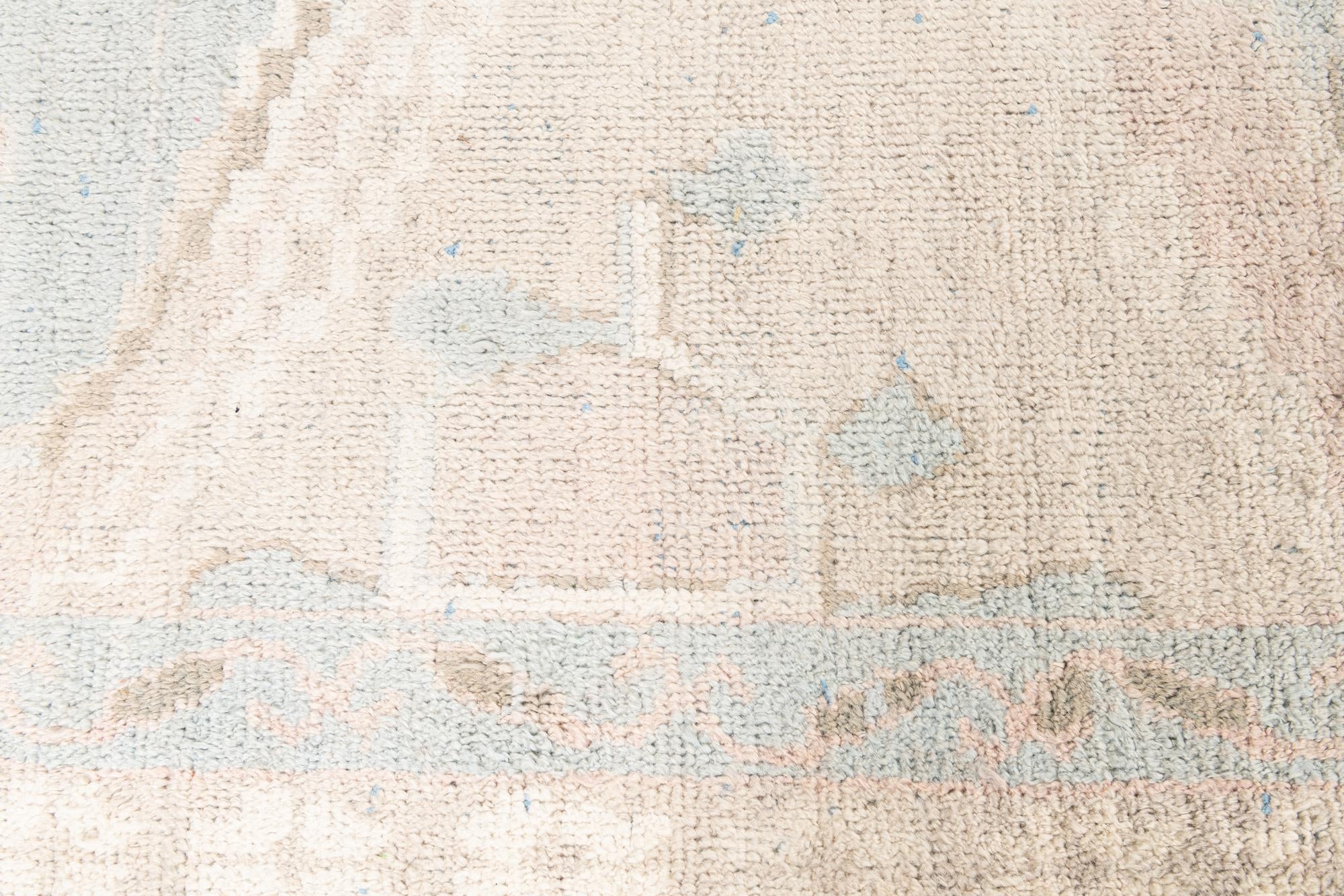 7' 2 x 10' Hand Knotted Moroccan Wool Rug