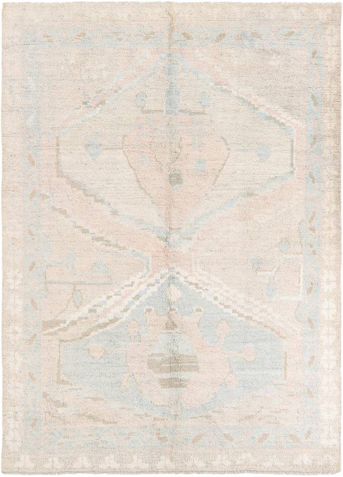 Detail image of 7' 2 x 10' Hand Knotted Moroccan Wool Rug