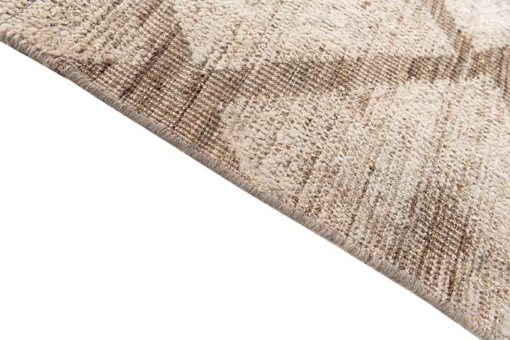 4' 3 x 7' 8 Hand Knotted Moroccan Wool Rug