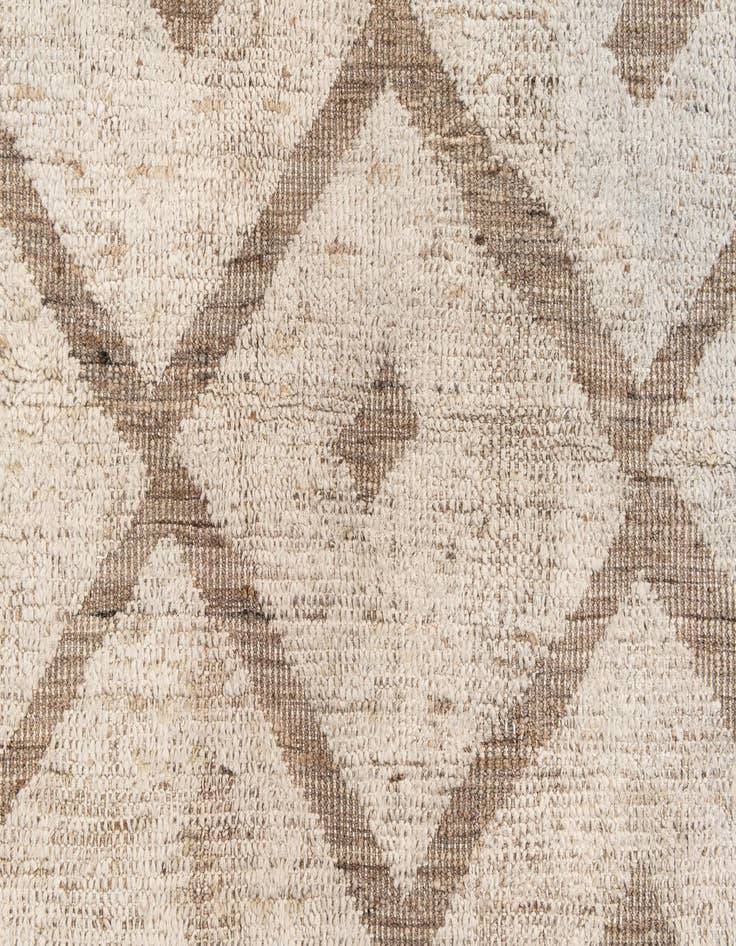 Detail image of 4' 3 x 7' 8  Hand Knotted Moroccan Wool Rug