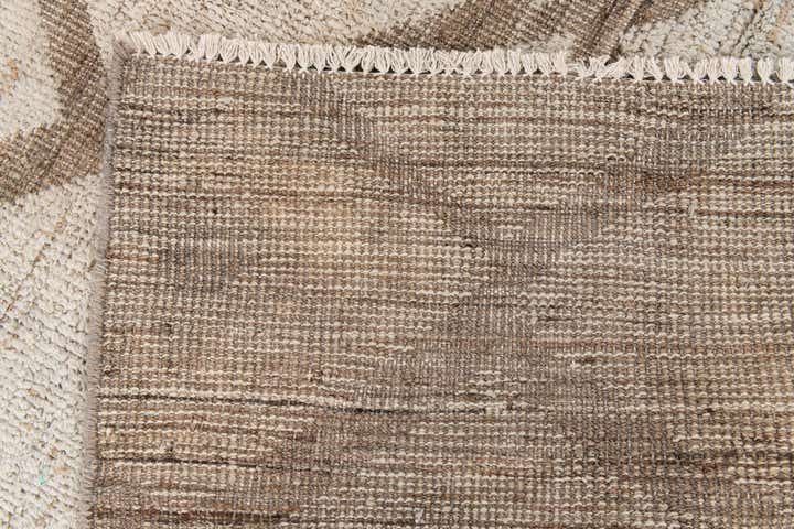 4' 3 x 7' 8 Hand Knotted Moroccan Wool Rug