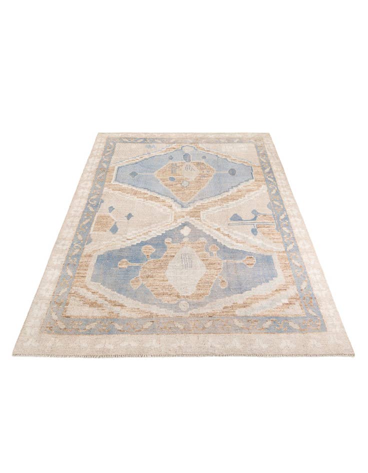 Detail image of 8' 10 x 12'  Hand Knotted Moroccan Wool Rug