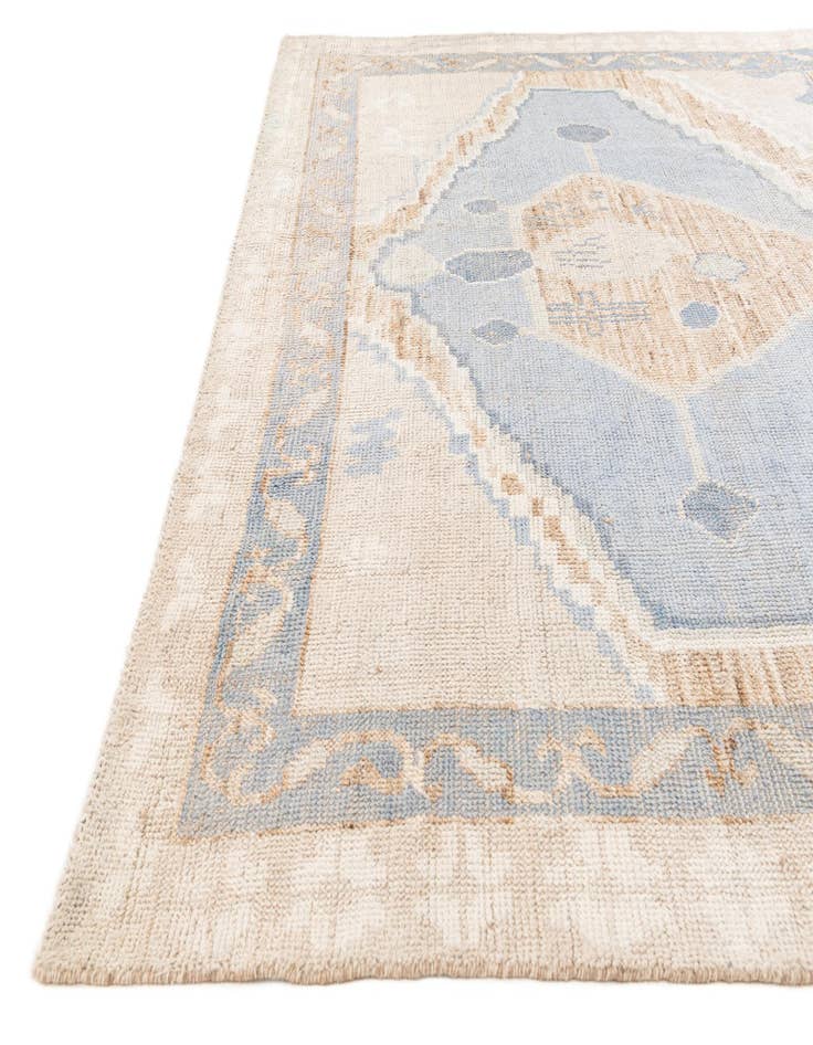 Detail image of 8' 10 x 12'  Hand Knotted Moroccan Wool Rug