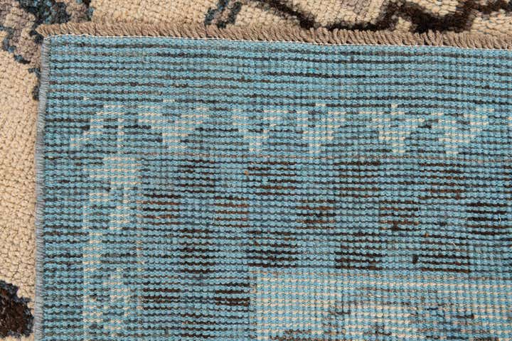 8' x 10' 4 Hand Knotted Moroccan Wool Rug