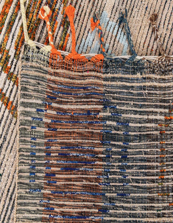 Detail image of 5' 6 x 8' 4  Hand Knotted Moroccan Wool Rug