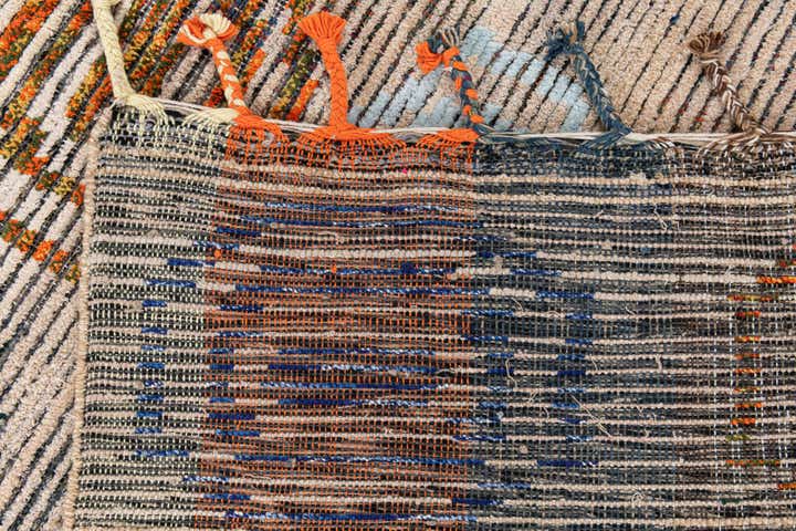 5' 6 x 8' 4 Hand Knotted Moroccan Wool Rug