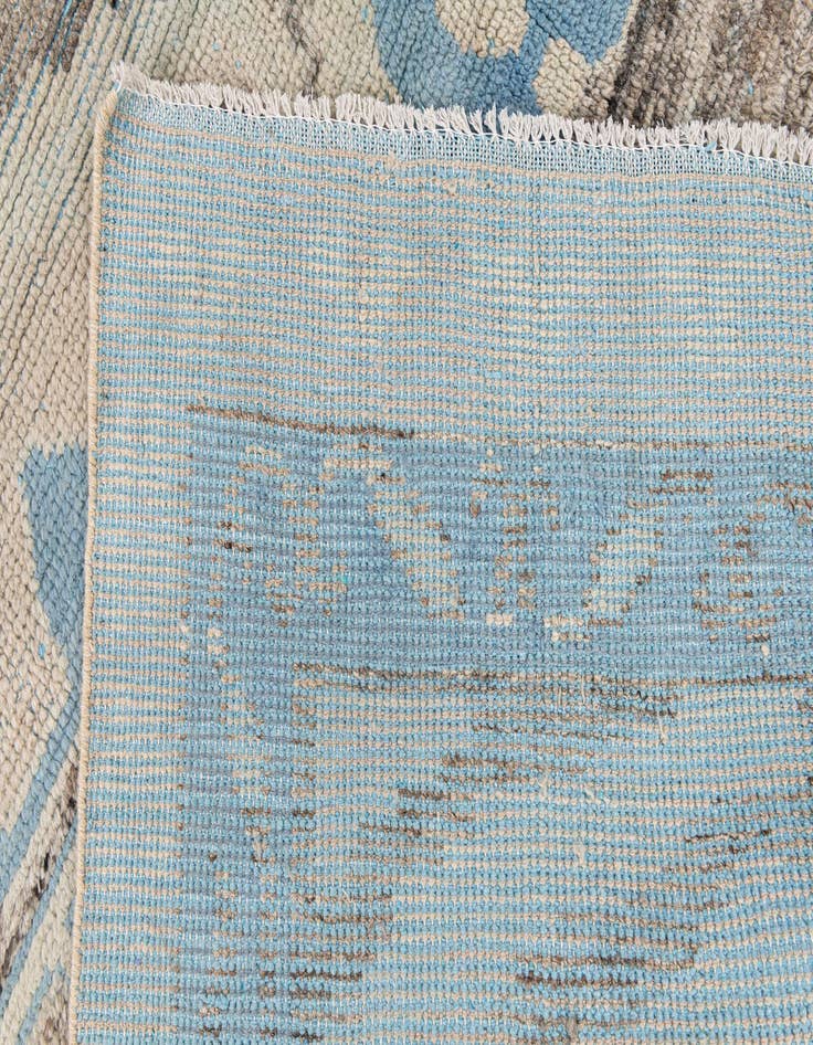 Detail image of 7' 2 x 10'  Hand Knotted Moroccan Wool Rug