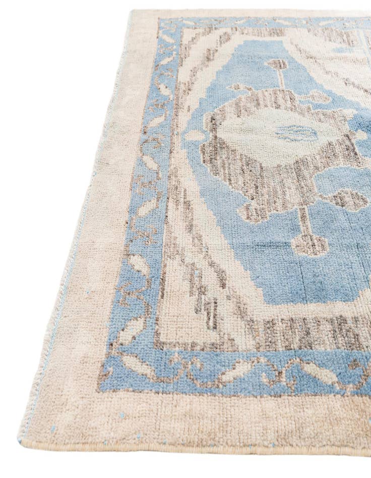 Detail image of 7' 2 x 10'  Hand Knotted Moroccan Wool Rug
