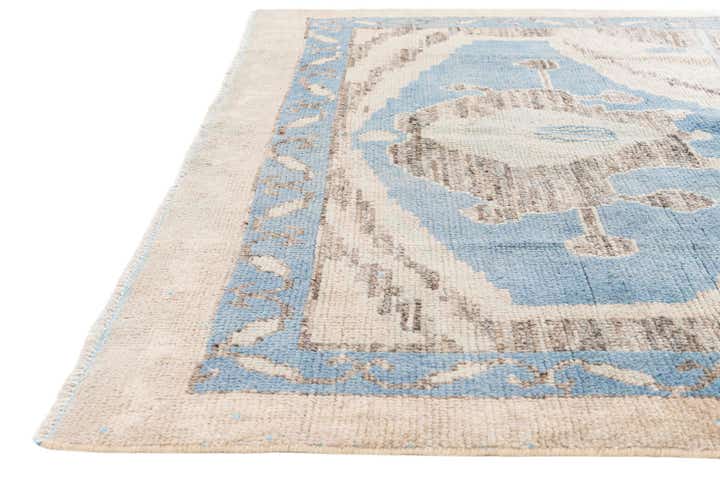 7' 2 x 10' Hand Knotted Moroccan Wool Rug