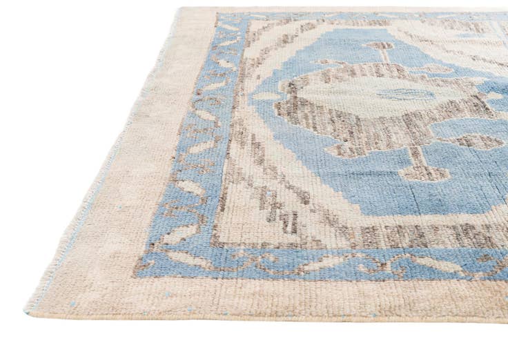 Detail image of 7' 2 x 10' Hand Knotted Moroccan Wool Rug