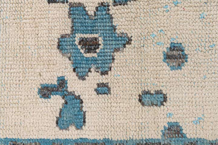 7' 8 x 10' 1 Hand Knotted Moroccan Wool Rug