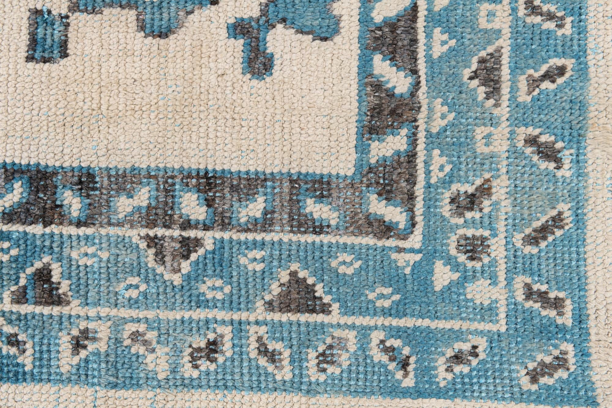 7' 8 x 10' 1 Hand Knotted Moroccan Wool Rug