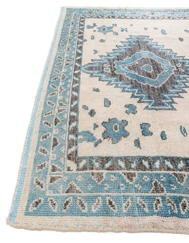 Detail image of 7' 8 x 10' 1  Hand Knotted Moroccan Wool Rug
