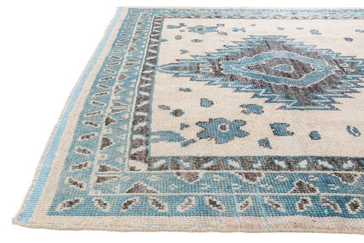 Detail image of 7' 8 x 10' 1 Hand Knotted Moroccan Wool Rug