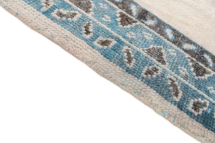 7' 8 x 10' 1 Hand Knotted Moroccan Wool Rug