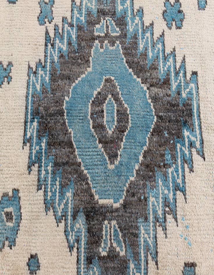 Detail image of 7' 8 x 10' 1  Hand Knotted Moroccan Wool Rug