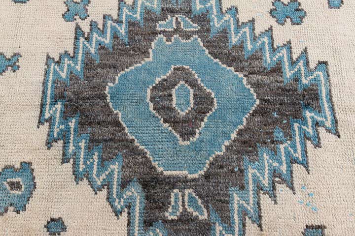 7' 8 x 10' 1 Hand Knotted Moroccan Wool Rug