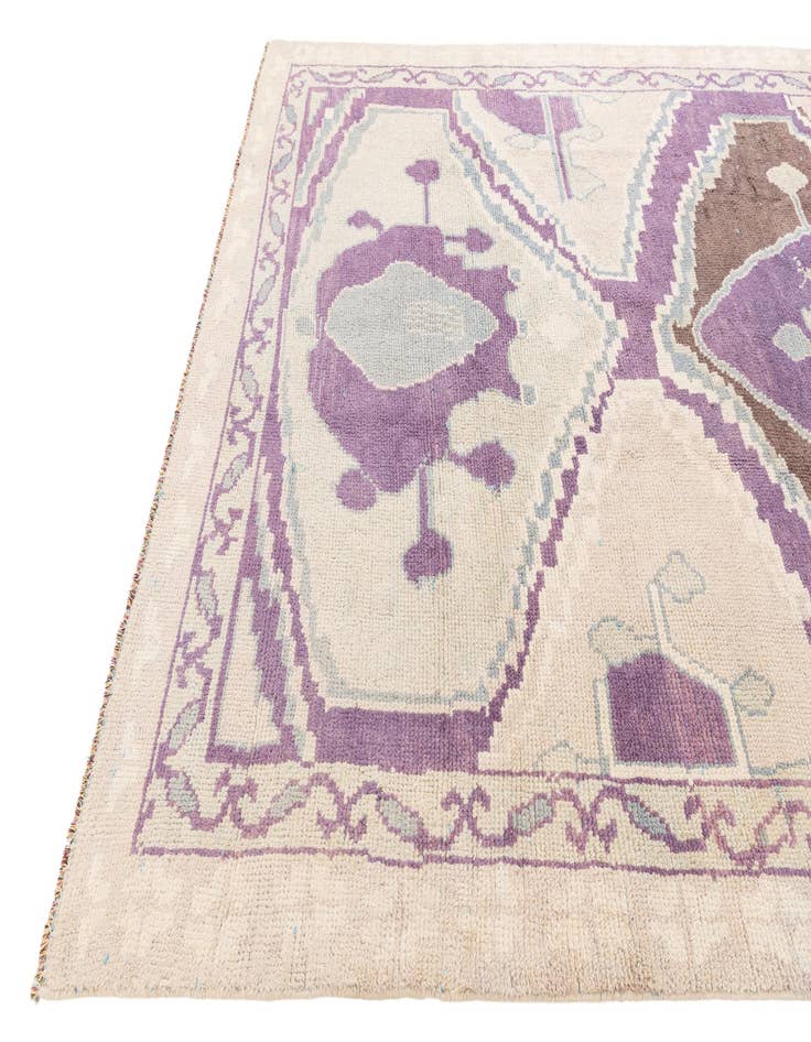 Detail image of 7' 4 x 10' 3 Hand Knotted Moroccan Wool Rug